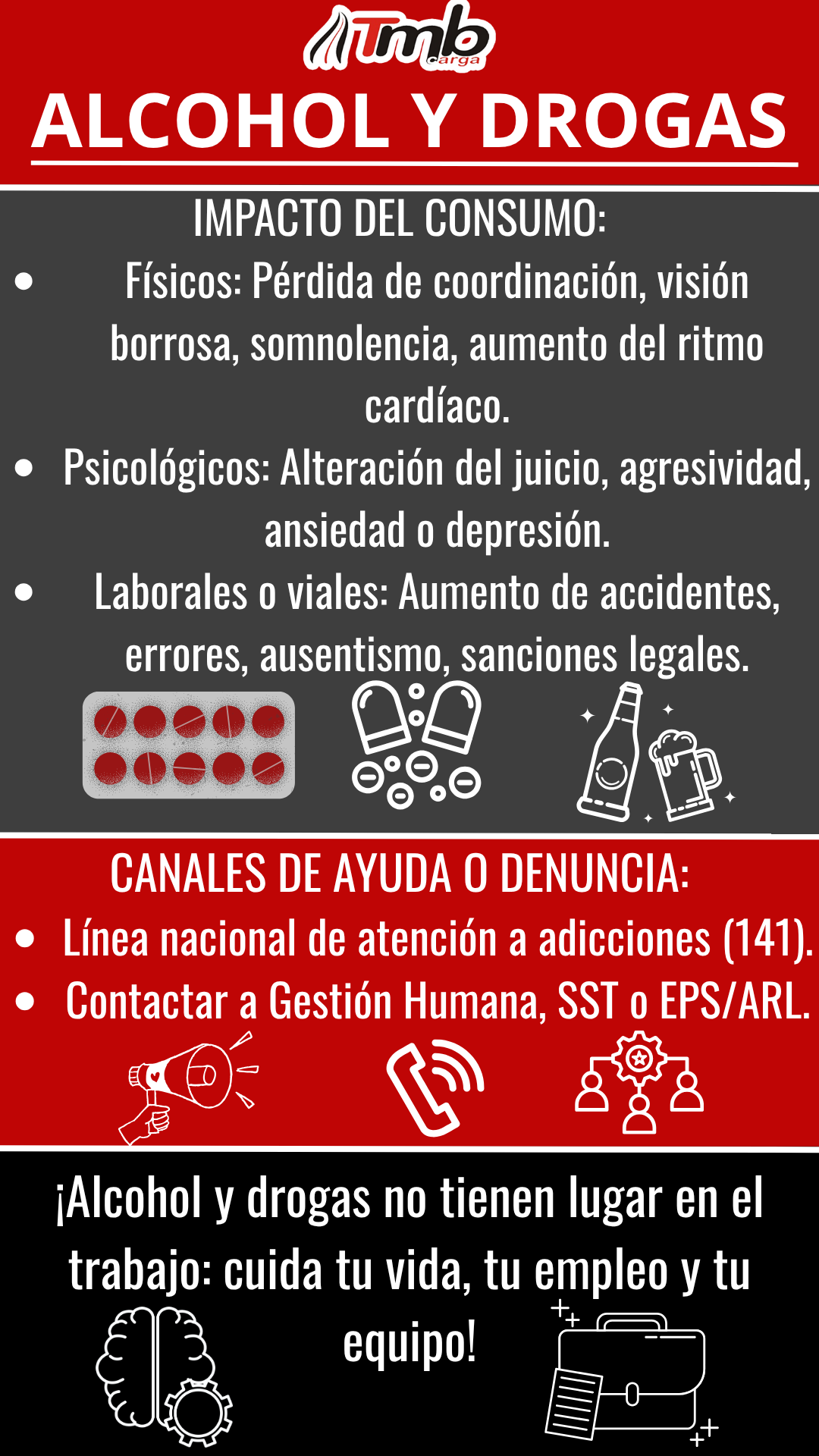 Política de alcohol y drogas